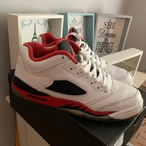 Jordan 5 Retro low Fire Red